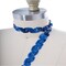 2 Yards Royal Blue Sequin Ric Rac Trim – Non-Stretch Decorative Trimming for Waistbands, Headbands & Costumes